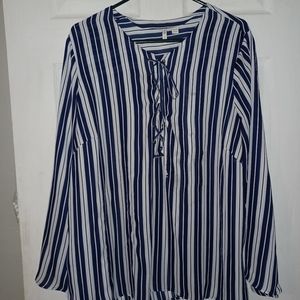 Ladies Stripped Blouse